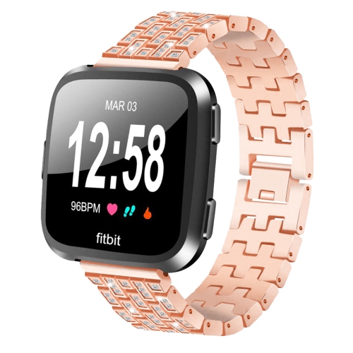 Fitbit versa rose deals gold strap