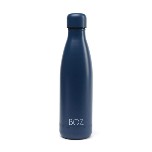 BOZ Stainless Steel Water Bottle - Vacuum Double Wall - 500mL 17 oz (Monaco Blue)