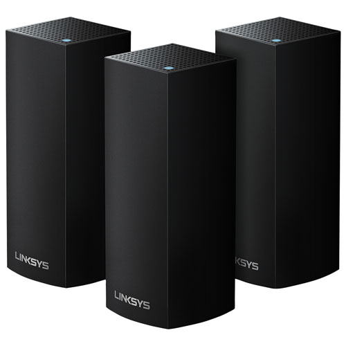 Linksys Velop AC2200 Whole-Home Mesh Wi-Fi 5 System - 3 Pack - Black - Only at Best Buy