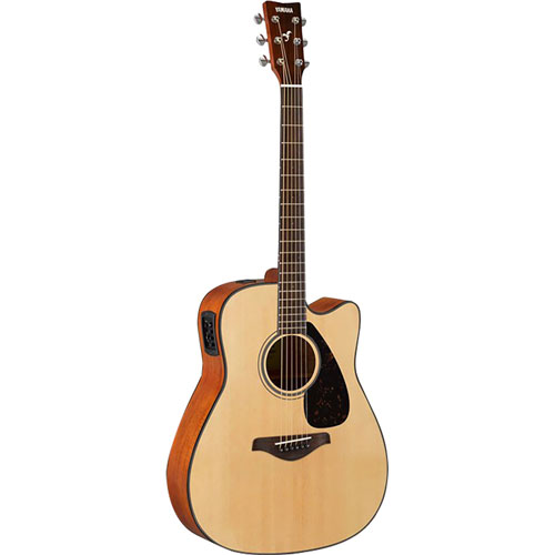 Yamaha FG Acoustic Electric Guitar - Brown