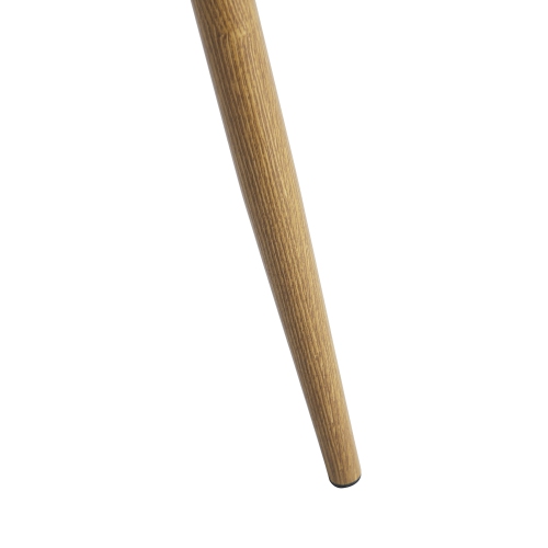 Eames Dining Chair Set of 4 Eiffel Legged Base Strong Metal Leg Fabric Seat Elegant Grey