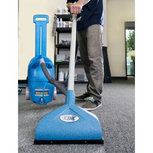 Carpet Extractor & Upholstery Cleaner BRAVO from EDIC. Compact, Easy Transport, 6 in. Recovery Tank.