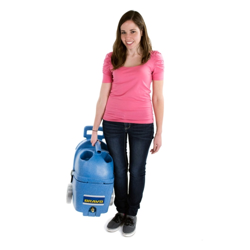 Carpet Extractor & Upholstery Cleaner BRAVO from EDIC. Compact, Easy Transport, 6 in. Recovery Tank.