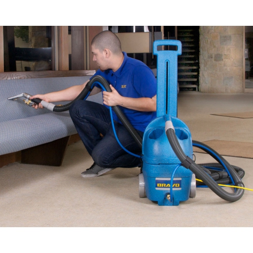 Carpet Extractor & Upholstery Cleaner BRAVO from EDIC. Compact, Easy Transport, 6 in. Recovery Tank.