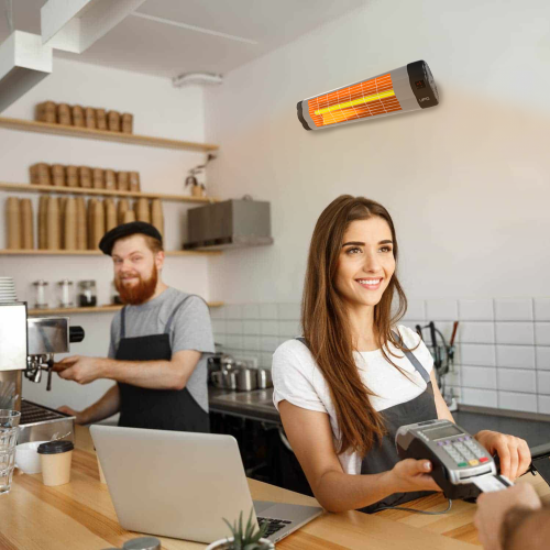 UFO UK-15, 1500-Watt Wall Mount Infrared Heater with Remote Control