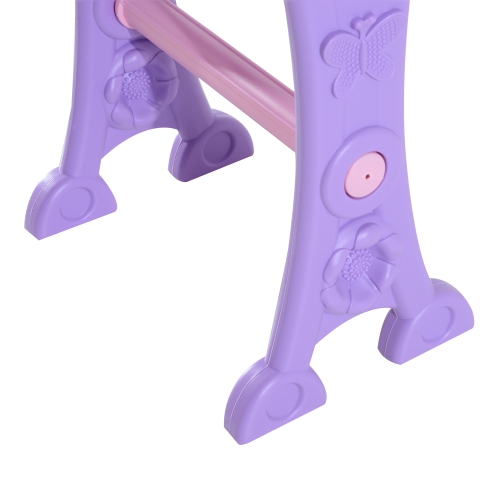 Clavier électronique avec microphone et tabouret pour piano de Qaba Kids – Rose