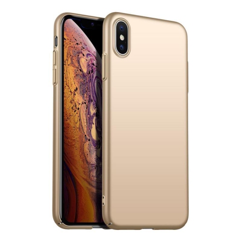 PANDACO Hard Shell Gold Case for iPhone XS Max