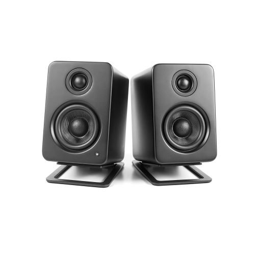 Kanto S2 Desktop Speaker Stands for Small Speakers, Black