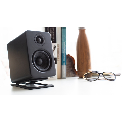 Kanto S2 Desktop Speaker Stands for Small Speakers, Black