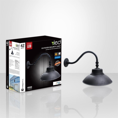Xtricity led outdoor security light 14'' 42w/4000l/5000k day light