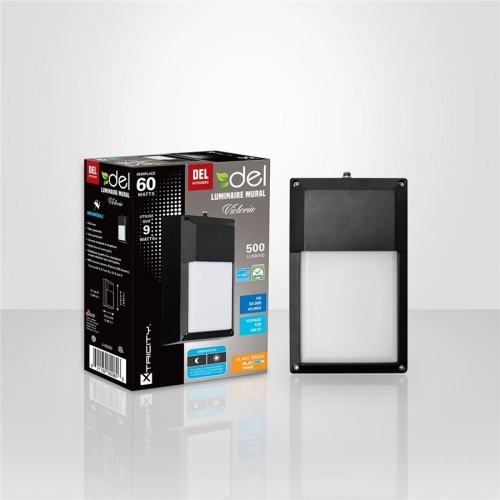 Xtricity led wall mount 9w/120v/3000k soft white victoria