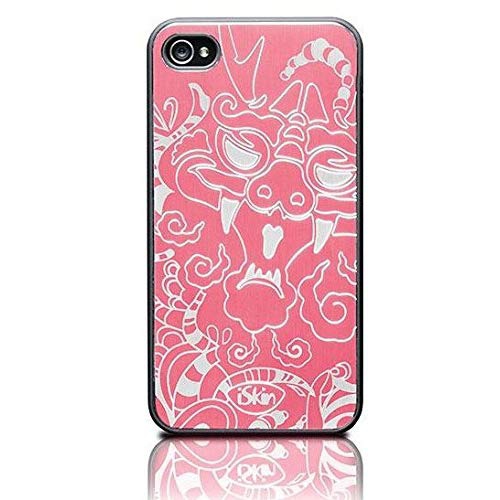 iSkin DRGIP4-PK2 Dragon Case for iPhone 4S-Retail Packaging-Pink