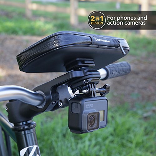 Support de téléphone 2-en-1 HANDLEIT PRO BM2N1 DE SCOSCHE avec étui protecteur pour appareils mobiles et caméras GoPro/Action