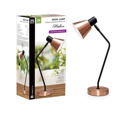 Xtricity desk lamp with flexible head madison