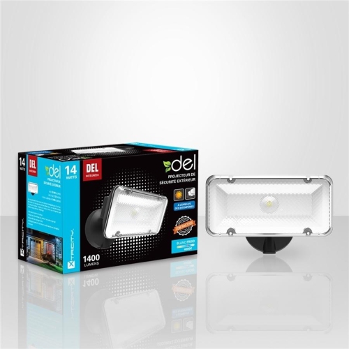 Xtricity led outdoor security light 14w/4000k cool white/1400l