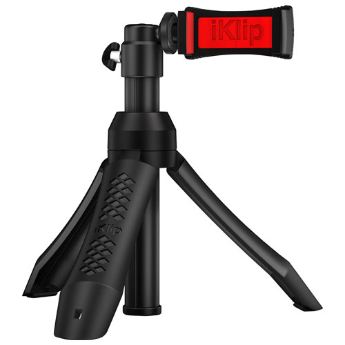IK Multimedia iKlip Grip Pro Smartphone/Camera Stand - Black