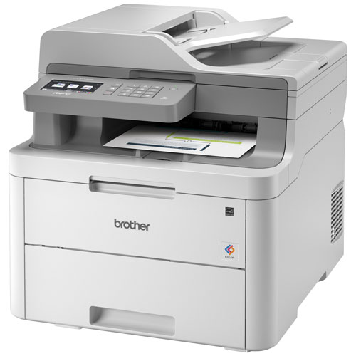 Best Buy: Brother MFC-L3710CW Wireless Color All-In-One Laser Printer White  MFC-L3710CW