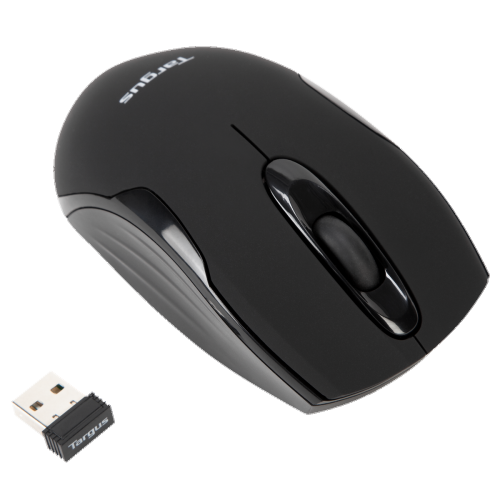 Souris optique sans fil de 1600 ppp W575 de Targus - Noir -