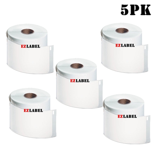 EZLABEL  5 Roll Of Dymo 1763982 Self-Adhesive Address Labels 2 5/16" X 4"