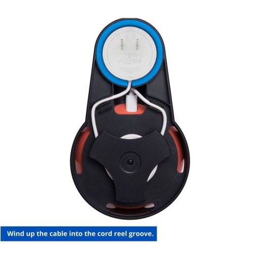 Outlet Wall Mount Hanger Holder Stand for Google Home Mini with Built in Cable Cord Management