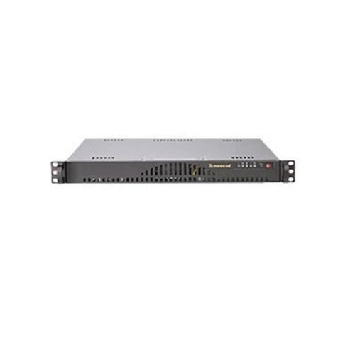 Supermicro Case Rackmount SC512L-260 1U ATX 2x3.5-inch Internal Drive Bays wo/FDD/CD 1xFan 260W P/S Black