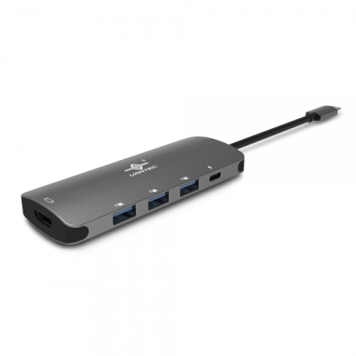 The Vantec Link Usb C 3-port Hub With Power Delivery Plus Hdmi Adapter Is A Comp