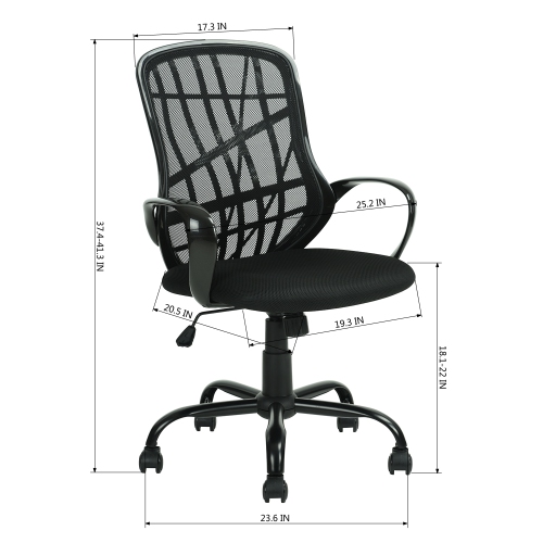 High-Back Swivel Mesh Office Chair Ajustable Computer Chair Conference Office Chair