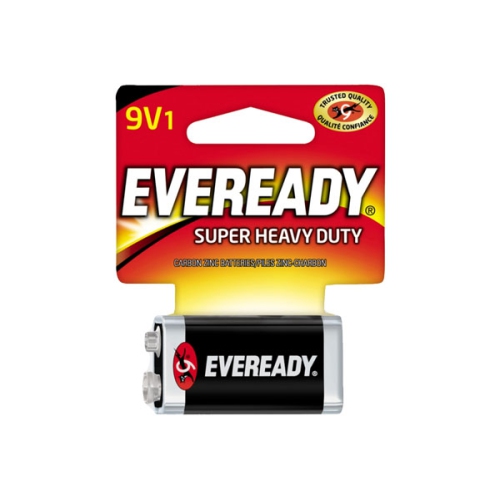 12-Cards 9 Volt Eveready Super Heavy Duty Batteries
