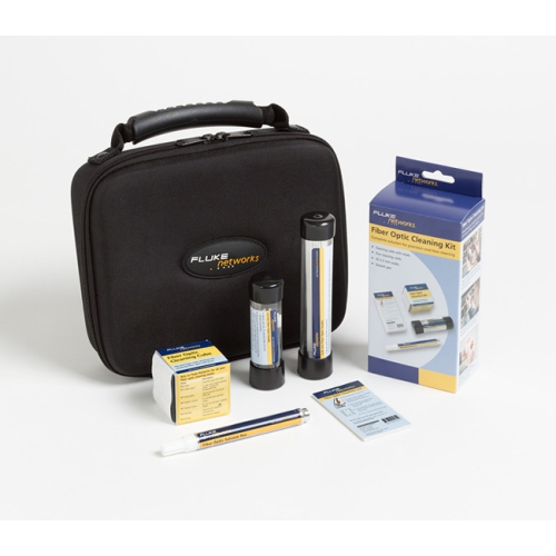 Fluke Networks Fiber Optic Cleaning Kit - fiber-optic cleaning kit