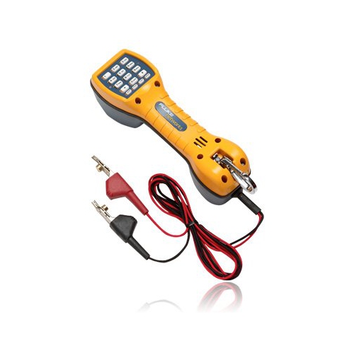Fluke Networks TS30 Test Set with Angled Bed-of-Nails Clips - telephone tes