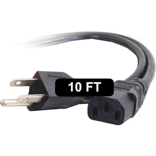 CABLES TO GO  Universal Power Cord - Heavy-Duty 18Awg - Power Iec 320 - Female - Power Nema 5
