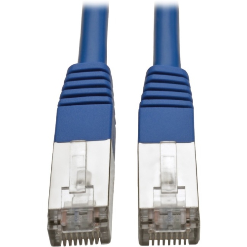 TRIPPLITE  15' Cat5E Molded Shielded Patch Cable Stp Rj45 M/m 350 Mhz In Blue