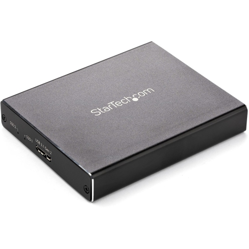 StarTech Dual M.2 Enclosure RAID USB 3.1 10Gbps USB C and