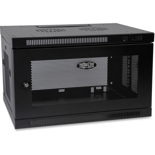 TRIPPLITE Smartrack 6U Low-Profile Switch-Depth Wall-Mount Rack Enclosure Cabinet