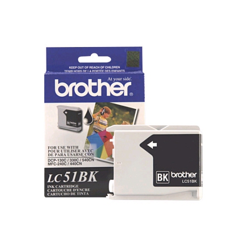 BROTHER INK CART LC51BK BLK