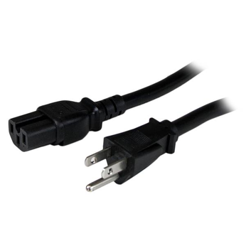StarTech Heavy Duty 14 AWG Computer Power Cord - NEMA5-15P to C15