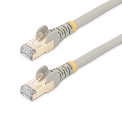 STARTECH  12 Ft Cat6A / Cat 6A Shielded Ethernet Patch Cable 12Ft (C6Aspat12Gr) In Gray