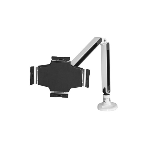 Securely mount your 9in to 11in iPad or Android tablet and adjust the position w