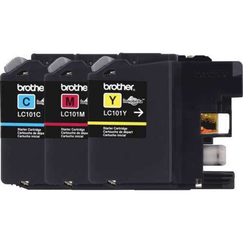 BROTHER  Ink Cartridge - Clr 1 Of Each Lc101C/m/y
