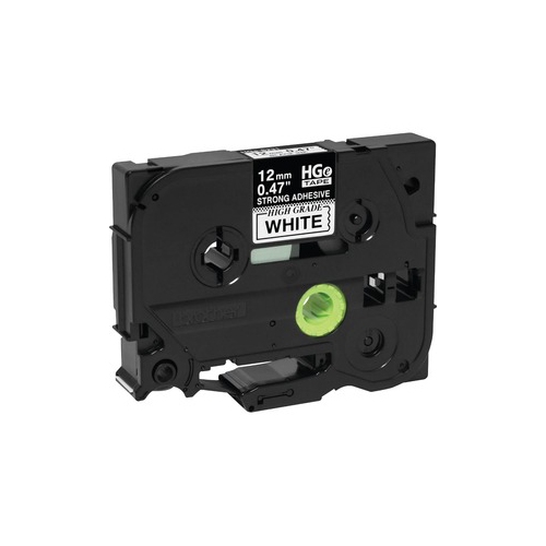 HGES2315PK BLACK ON WHITE 12MM- 5 PACK