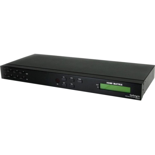 Répartiteur de commutateur vidéo 4 x 4 HDMI Matrix de StarTech avec audio et RS232