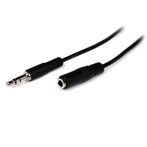 StarTech Slim 3.5mm Stereo Extension Audio Cable - M/F