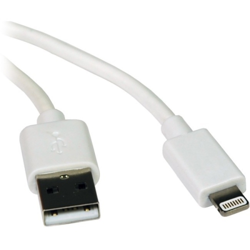 TRIPPLITE  3Ft Lightning USB Sync/charge Cable for Apple Iphone / Ipad 3' In White
