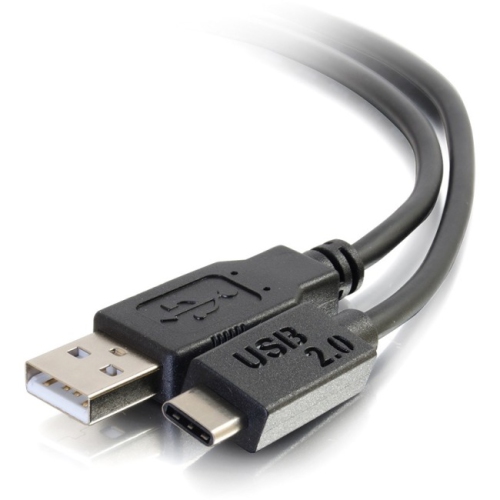 CABLES TO GO  6Ft USB 2.0 USB-C In Black