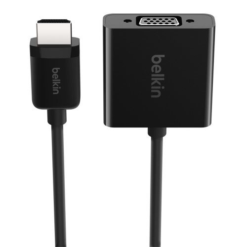Belkin 9.8 '' HDMI to VGA Adapter with Micro-USB Power- Black