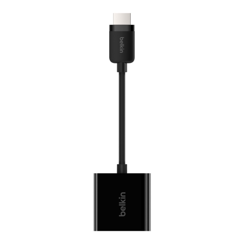 Belkin 9.8 '' HDMI to VGA Adapter with Micro-USB Power- Black