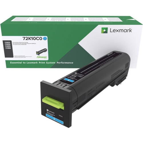CS820, CX820, CX825, CX860 Cyan Return Program Toner Cartridge