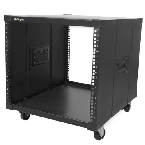 StarTech Portable Server Rack with Handles - Rolling Cabinet - 9U