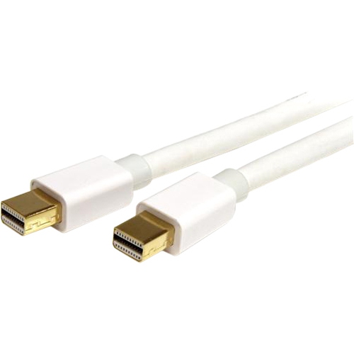 StarTech 2m White Mini DisplayPort 1.2 Cable M/M - Mini DisplayPort 4k