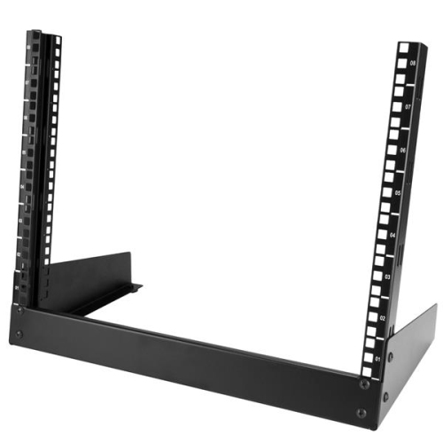 StarTech 8U Desktop Rack - 19 in. 2-Post Open Frame Rack